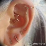 фото Пирсинг уха от 20.11.2017 №001 - Ear piercing - tatufoto.com