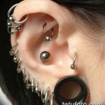 фото Пирсинг уха от 20.11.2017 №006 - Ear piercing - tatufoto.com