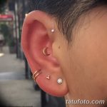 фото Пирсинг уха от 20.11.2017 №026 - Ear piercing - tatufoto.com