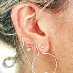 фото Пирсинг уха от 20.11.2017 №040 - Ear piercing - tatufoto.com