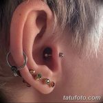 фото Пирсинг уха от 20.11.2017 №043 - Ear piercing - tatufoto.com