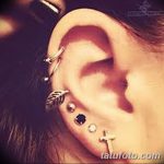 фото Пирсинг уха от 20.11.2017 №056 - Ear piercing - tatufoto.com