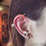 фото Пирсинг уха от 20.11.2017 №059 - Ear piercing - tatufoto.com
