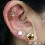 фото Пирсинг уха от 20.11.2017 №071 - Ear piercing - tatufoto.com