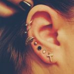 фото Пирсинг уха от 20.11.2017 №074 - Ear piercing - tatufoto.com