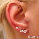 фото Пирсинг уха от 20.11.2017 №077 - Ear piercing - tatufoto.com