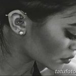 фото Пирсинг уха от 20.11.2017 №082 - Ear piercing - tatufoto.com