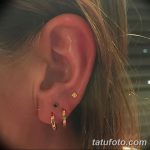 фото Пирсинг уха от 20.11.2017 №093 - Ear piercing - tatufoto.com