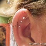 фото Пирсинг уха от 20.11.2017 №094 - Ear piercing - tatufoto.com