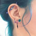 фото Пирсинг уха от 20.11.2017 №100 - Ear piercing - tatufoto.com