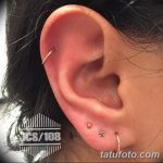 фото Пирсинг уха от 20.11.2017 №107 - Ear piercing - tatufoto.com