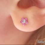 фото Пирсинг уха от 20.11.2017 №113 - Ear piercing - tatufoto.com