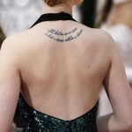 фото Тату Скарлетт Йохансон от 10.11.2017 №039 - Scarlett Johansson Tatto - tatufoto.com