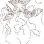 фото Эскизы тату морская звезда от 31.10.2017 №006 - Sketches of a starfish tattoo