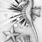 фото Эскизы тату морская звезда от 31.10.2017 №013 - Sketches of a starfish tattoo