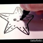 фото Эскизы тату морская звезда от 31.10.2017 №036 - Sketches of a starfish tattoo
