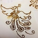 фото рисунок птица хной от 10.11.2017 №014 - drawing a henna bird - tatufoto.com