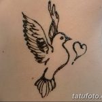 фото рисунок птица хной от 10.11.2017 №026 - drawing a henna bird - tatufoto.com