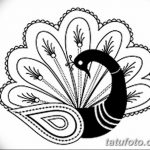 фото рисунок птица хной от 10.11.2017 №035 - drawing a henna bird - tatufoto.com