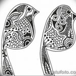 фото рисунок птица хной от 10.11.2017 №043 - drawing a henna bird - tatufoto.com