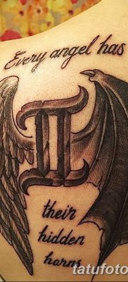 фото тату Близнецы от 28.11.2017 №011 — Tattoo Gemini — tatufoto.com