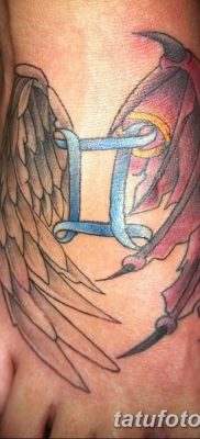 фото тату Близнецы от 28.11.2017 №023 — Tattoo Gemini — tatufoto.com