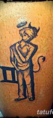 фото тату Близнецы от 28.11.2017 №024 — Tattoo Gemini — tatufoto.com