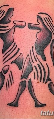 фото тату Близнецы от 28.11.2017 №040 — Tattoo Gemini — tatufoto.com