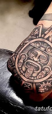 фото тату Майя от 24.11.2017 №012 — Maya tattoo — tattoo-photo.ru