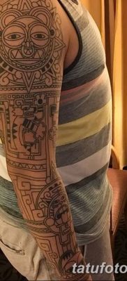 фото тату Майя от 24.11.2017 №031 — Maya tattoo — tattoo-photo.ru