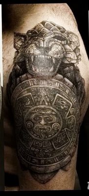 фото тату Майя от 24.11.2017 №043 — Maya tattoo — tattoo-photo.ru