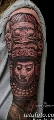 фото тату Майя от 24.11.2017 №065 — Maya tattoo — tattoo-photo.ru