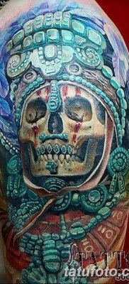 фото тату Майя от 24.11.2017 №082 — Maya tattoo — tattoo-photo.ru