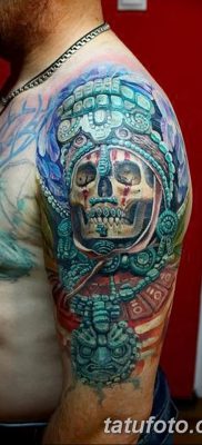 фото тату Майя от 24.11.2017 №092 — Maya tattoo — tattoo-photo.ru