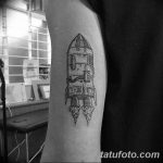 фото тату ракета от 08.11.2017 №001 - tattoo rocket - tatufoto.com