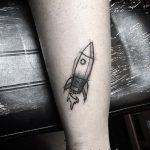 фото тату ракета от 08.11.2017 №006 - tattoo rocket - tatufoto.com