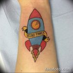фото тату ракета от 08.11.2017 №011 - tattoo rocket - tatufoto.com