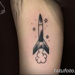 фото тату ракета от 08.11.2017 №014 - tattoo rocket - tatufoto.com