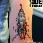 фото тату ракета от 08.11.2017 №015 - tattoo rocket - tatufoto.com