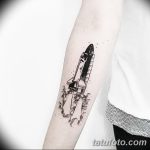 фото тату ракета от 08.11.2017 №023 - tattoo rocket - tatufoto.com