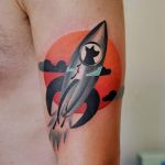 фото тату ракета от 08.11.2017 №024 - tattoo rocket - tatufoto.com