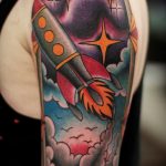 фото тату ракета от 08.11.2017 №025 - tattoo rocket - tatufoto.com