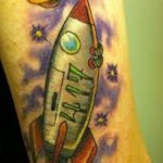 фото тату ракета от 08.11.2017 №036 - tattoo rocket - tatufoto.com