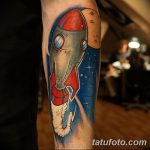 фото тату ракета от 08.11.2017 №039 - tattoo rocket - tatufoto.com