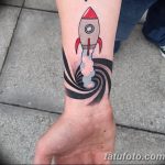 фото тату ракета от 08.11.2017 №050 - tattoo rocket - tatufoto.com