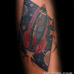 фото тату ракета от 08.11.2017 №062 - tattoo rocket - tatufoto.com