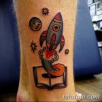 фото тату ракета от 08.11.2017 №066 - tattoo rocket - tatufoto.com