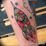 фото тату ракета от 08.11.2017 №067 - tattoo rocket - tatufoto.com