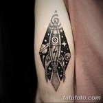 фото тату ракета от 08.11.2017 №076 - tattoo rocket - tatufoto.com