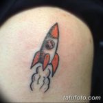 фото тату ракета от 08.11.2017 №078 - tattoo rocket - tatufoto.com